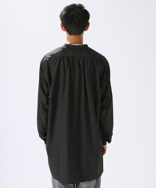 NUMERALS（ヌメラルズ）の「[NUMERALS]ビッグプルオーバーシャツ（シャツ/ブラウス・メンズ・ブラック/ベージュ・FREE）」の12枚目の写真