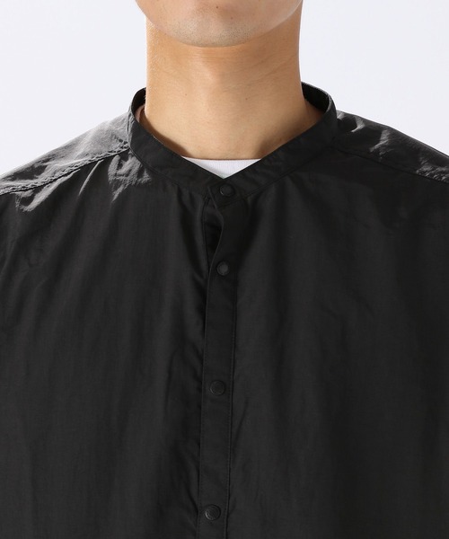 NUMERALS（ヌメラルズ）の「[NUMERALS]ビッグプルオーバーシャツ（シャツ/ブラウス・メンズ・ブラック/ベージュ・FREE）」の13枚目の写真