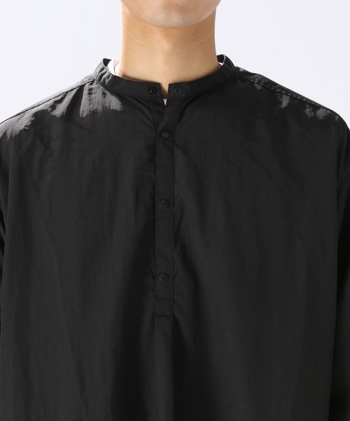 NUMERALS（ヌメラルズ）の「[NUMERALS]ビッグプルオーバーシャツ（シャツ/ブラウス・メンズ・ブラック/ベージュ・FREE）」の14枚目の写真