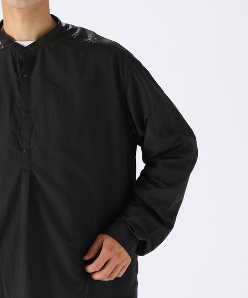 NUMERALS（ヌメラルズ）の「[NUMERALS]ビッグプルオーバーシャツ（シャツ/ブラウス・メンズ・ブラック/ベージュ・FREE）」の15枚目の写真