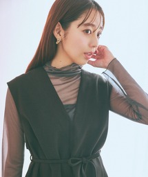 mysty woman | シアーラメハイネックインナー 977533(Tシャツ/カットソー)