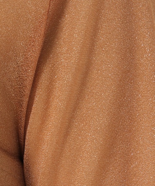 mysty woman（ミスティウーマン）の「シアーラメハイネックインナー　977533（Tシャツ/カットソー・レディース・アイボリー/チャコールグレー/ブラウン/オレンジ/ブルー系その他・FREE）」の22枚目の写真