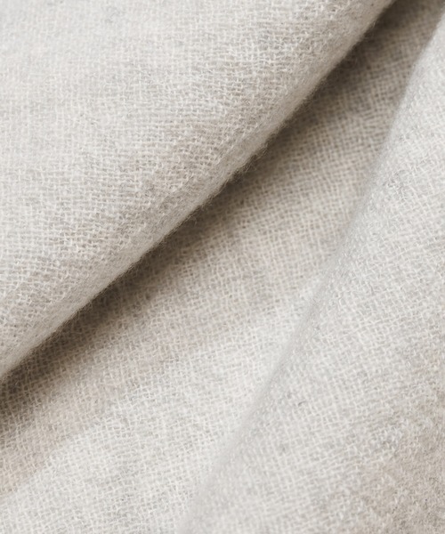 ASAUCE MELER（アソースメレ）の「【ASAUCE MELER】カシミヤマイクロバスケットストール / AM25F-ST101（ストール/ショール・レディース・ブラック/グレー/ベージュ/チョコ/ライトグレー/サックスブルー/ブルー/アッシュグレー/ラベンダー/ダークブラウン/グレー系その他/アイボリー・FREE）」の15枚目の写真