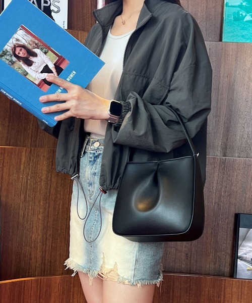 3.3 Field Trip （3.3フィールドトリップ）の「3.3 Field Trip／ストリングポケットジャケット 2978688（ブルゾン・レディース・チャコール/ブラック・FREE）」の5枚目の写真