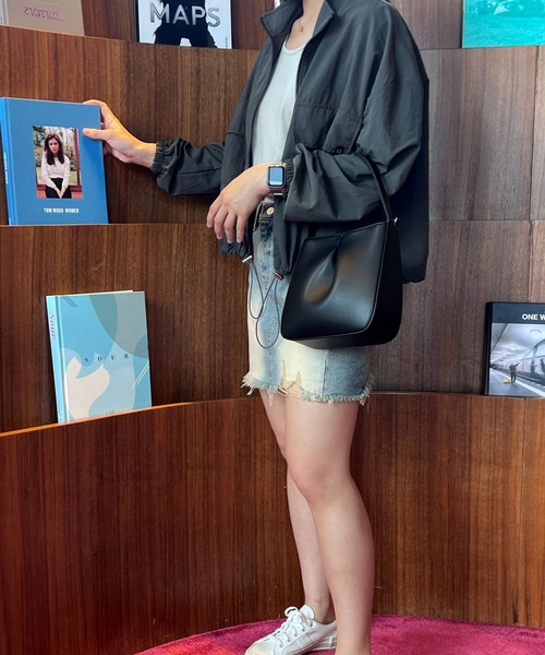 3.3 Field Trip （3.3フィールドトリップ）の「3.3 Field Trip／ストリングポケットジャケット 2978688（ブルゾン・レディース・チャコール/ブラック・FREE）」の6枚目の写真