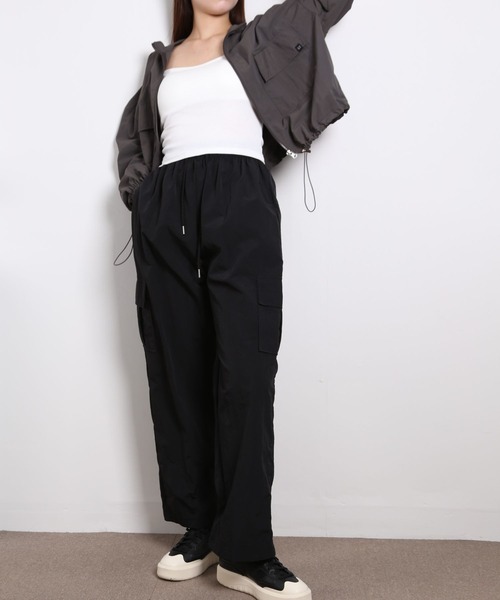 3.3 Field Trip （3.3フィールドトリップ）の「3.3 Field Trip／ストリングポケットジャケット 2978688（ブルゾン・レディース・チャコール/ブラック・FREE）」の9枚目の写真