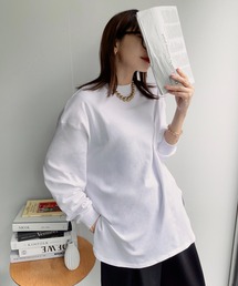 ap retro(アプレトロ)の【USAコットン】 クルーネックTシャツ  /ロンT/長袖T(Tシャツ/カットソー)