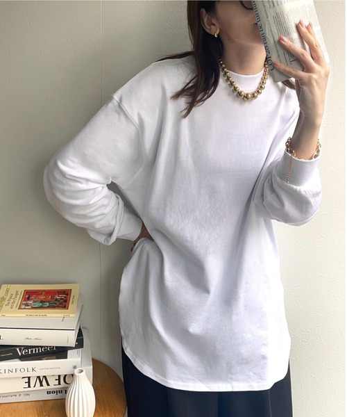 セール】【USAコットン】 クルーネックTシャツ /ロンT/長袖T（T