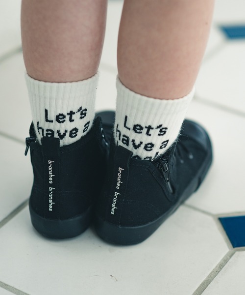 BRANSHES（ブランシェス）の「ハイカットスニーカー（スニーカー・キッズ・ブラック/キナリ・18.0cm/17.0cm/16.0cm/15.0cm/19.0cm）」の2枚目の写真