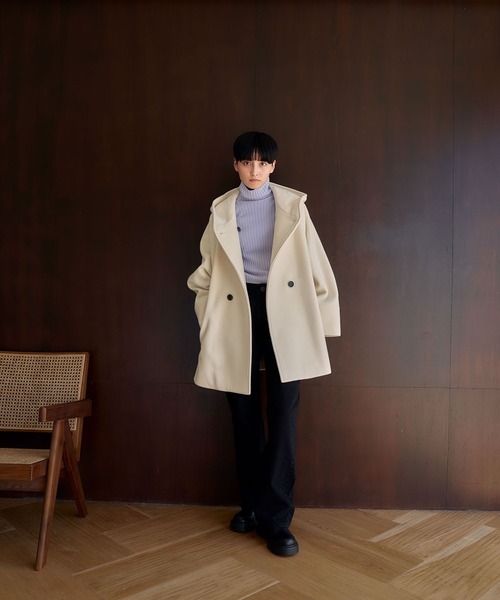 eL（エル）の「【eL】Hood Short Coat/909873（その他アウター）」 - WEAR