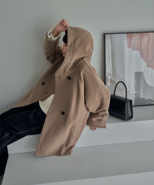 eL（エル）の「【eL】Hood Short Coat/909873（その他アウター）」 - WEAR