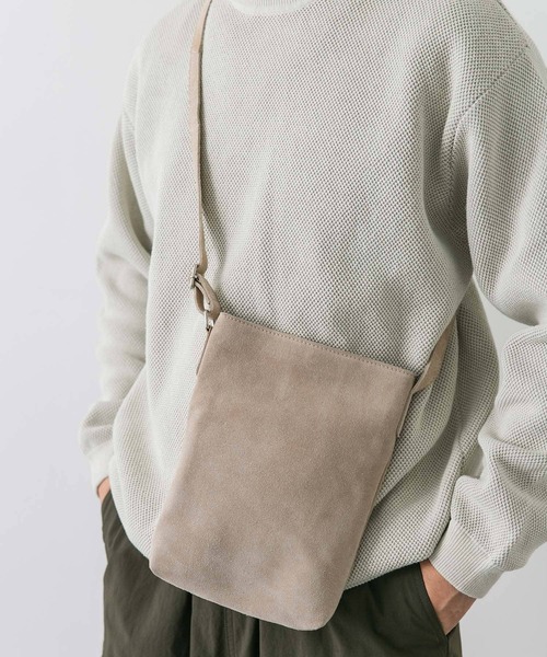 URBAN RESEARCH DOORS（アーバンリサーチドアーズ）の「スエードショルダー（ショルダーバッグ・メンズ・ブラック/ベージュ/カーキ・-）」の7枚目の写真