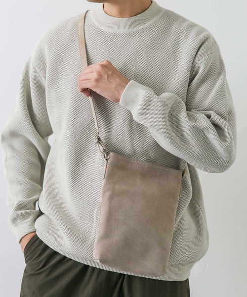 URBAN RESEARCH DOORS（アーバンリサーチドアーズ）の「スエードショルダー（ショルダーバッグ・メンズ・ブラック/ベージュ/カーキ・-）」の8枚目の写真