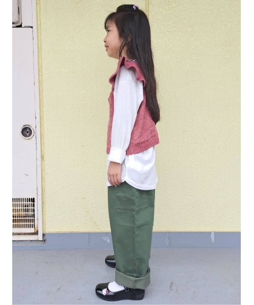 Right-on(ライトオン)の「【VIVIAN BLUE】ラメニットビスチェレイヤード(ニット/セーター・キッズ・ホワイト/レッド・150/120/130/140)」の22枚目の写真