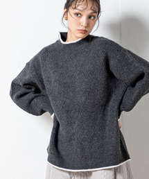 MILLION CARATS | 配色オーバーニット(ニット/セーター)