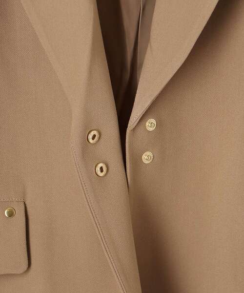 le.coeur blanc（ルクールブラン）の「テーラードジレ（ベスト・レディース・ベージュ/ブラック・38）」の19枚目の写真