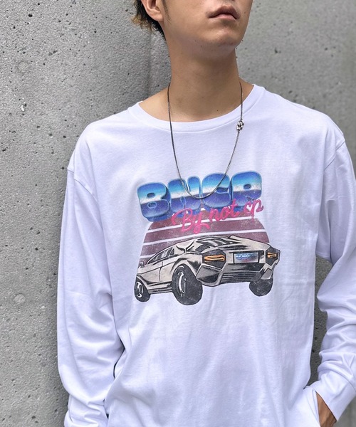 CIAOPANIC(チャオパニック)の「【ZOZO限定】BNCPスポーツカー(Tシャツ/カットソー・レディース・ブラック×レッド/ホワイト×シルバー/ブラック×ブルー/ブラック×パープル/ホワイト×イエロー/ホワイト×グリーン・XL/XXS/XXXL/XXL/S/L/XS/M)」の3枚目の写真