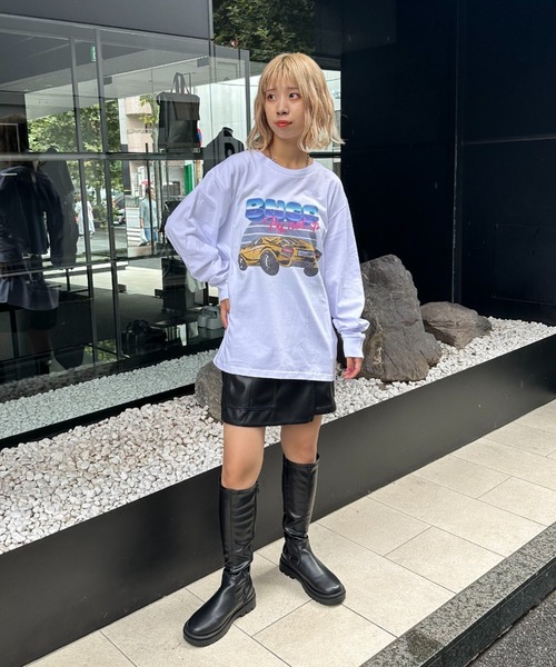 CIAOPANIC(チャオパニック)の「【ZOZO限定】BNCPスポーツカー(Tシャツ/カットソー・レディース・ブラック×レッド/ホワイト×シルバー/ブラック×ブルー/ブラック×パープル/ホワイト×イエロー/ホワイト×グリーン・XL/XXS/XXXL/XXL/S/L/XS/M)」の8枚目の写真