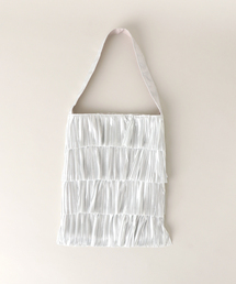 Casselini | 【Casselini/キャセリーニ】メタリックプリーツフリルトート(クラッチバッグ)