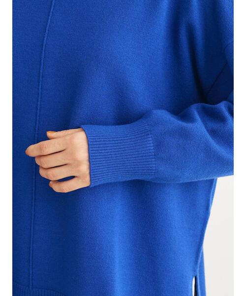 Green　Parks（グリーンパークス）の「もちやわモックネックプルオーバー（Tシャツ/カットソー・レディース・イエロー/杢グレー/ライトベージュ/ブルー/ブラック/パープル・FREE）」の12枚目の写真