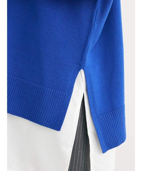 Green　Parks（グリーンパークス）の「もちやわモックネックプルオーバー（Tシャツ/カットソー・レディース・イエロー/杢グレー/ライトベージュ/ブルー/ブラック/パープル・FREE）」の13枚目の写真