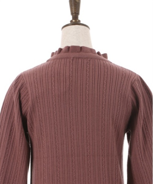 axes femme(アクシーズファム)の「機能付きチャームリボンニット(ニット/セーター・レディース・ブラック/ピンク/キナリ・FREE)」の5枚目の写真