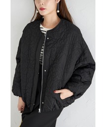 【ZOZO限定】フラワーキルティングブルゾン