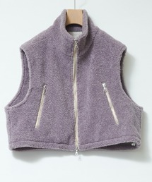 URU TOKYO（ウルトーキョー）の「URU/ウル/SHEEP BOA ZIP UP VEST（その他アウター）」