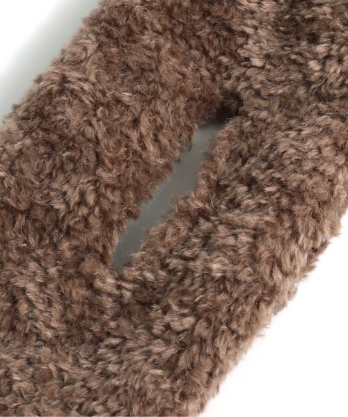 algy（アルジー）の「くまみみフード付きボアマフラー（マフラー・キッズ・オフホワイト/ブラウン・FREE）」の16枚目の写真