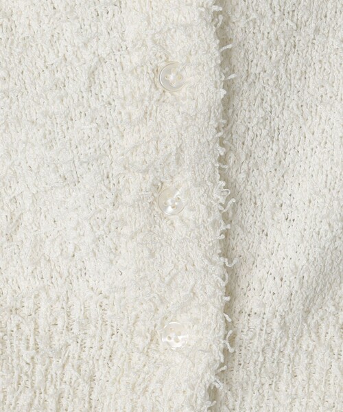 CITEN(シテン)の「<CITEN>モジャモジャ ニット キャミソール(キャミソール・レディース・ライトブルー/ホワイト・FREE)」の8枚目の写真