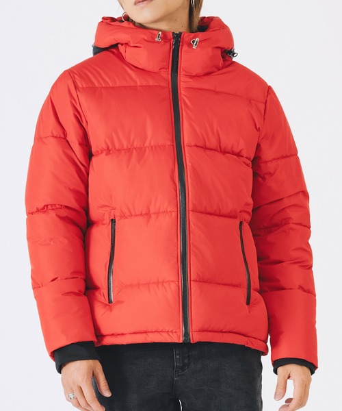 EVOLUTION（エボリューション）の「FELEX中綿　エコダウンブルゾン（ダウンジャケット/コート・メンズ・レッド/ブラック/オフホワイト・MEDIUM/X-LARGE/LARGE）」の5枚目の写真