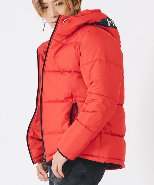 EVOLUTION（エボリューション）の「FELEX中綿　エコダウンブルゾン（ダウンジャケット/コート・メンズ・レッド/ブラック/オフホワイト・MEDIUM/X-LARGE/LARGE）」の10枚目の写真