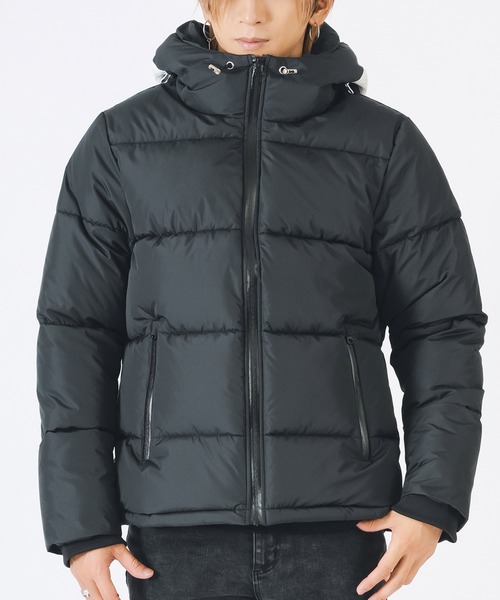 EVOLUTION（エボリューション）の「FELEX中綿　エコダウンブルゾン（ダウンジャケット/コート・メンズ・レッド/ブラック/オフホワイト・MEDIUM/X-LARGE/LARGE）」の12枚目の写真