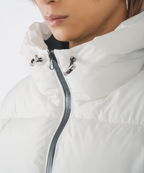 EVOLUTION（エボリューション）の「FELEX中綿　エコダウンブルゾン（ダウンジャケット/コート・メンズ・レッド/ブラック/オフホワイト・MEDIUM/X-LARGE/LARGE）」の14枚目の写真