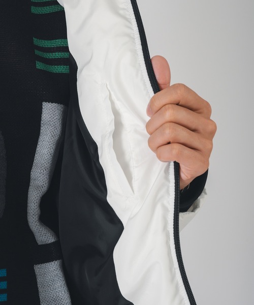 EVOLUTION（エボリューション）の「FELEX中綿　エコダウンブルゾン（ダウンジャケット/コート・メンズ・レッド/ブラック/オフホワイト・MEDIUM/X-LARGE/LARGE）」の18枚目の写真