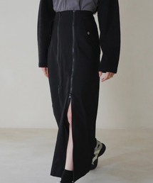 double zip skirt