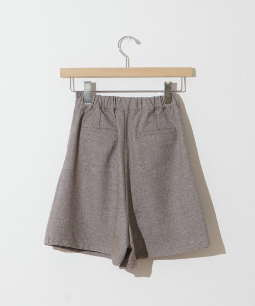 flower（フラワー）の「メランジスコート（スカート・レディース・ブラック/ブラウン・FREE）」の4枚目の写真