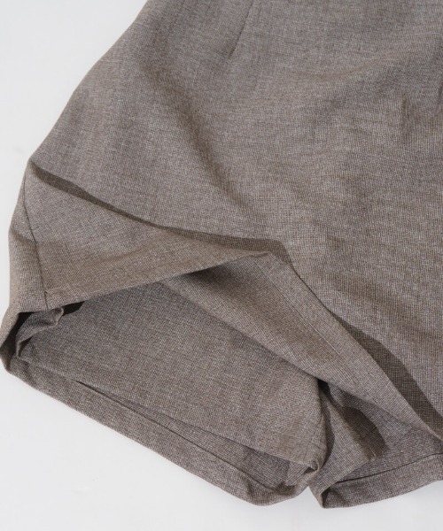 flower（フラワー）の「メランジスコート（スカート・レディース・ブラック/ブラウン・FREE）」の6枚目の写真