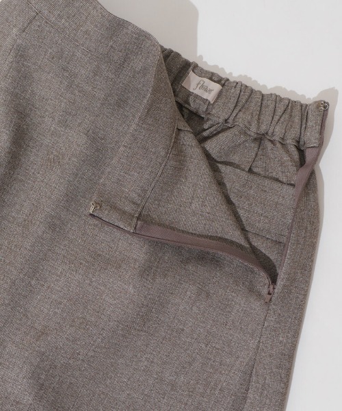 flower（フラワー）の「メランジスコート（スカート・レディース・ブラック/ブラウン・FREE）」の8枚目の写真