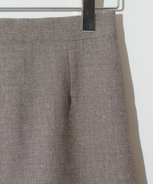 flower（フラワー）の「メランジスコート（スカート・レディース・ブラック/ブラウン・FREE）」の10枚目の写真