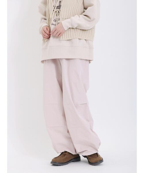 Samansa Mos2(サマンサ モスモス)の「パラシュートパンツ(その他パンツ・レディース・ベージュ/カーキ/ピンク・F)」の9枚目の写真