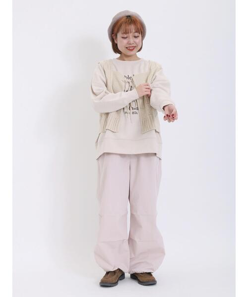 Samansa Mos2(サマンサ モスモス)の「パラシュートパンツ(その他パンツ・レディース・ベージュ/カーキ/ピンク・F)」の8枚目の写真