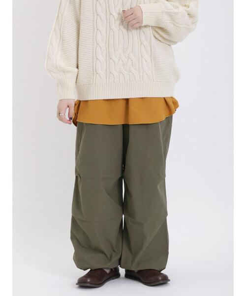 Samansa Mos2(サマンサ モスモス)の「パラシュートパンツ(その他パンツ・レディース・ベージュ/カーキ/ピンク・F)」の14枚目の写真