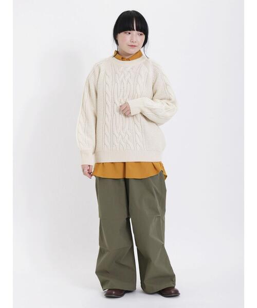 Samansa Mos2(サマンサ モスモス)の「パラシュートパンツ(その他パンツ・レディース・ベージュ/カーキ/ピンク・F)」の15枚目の写真