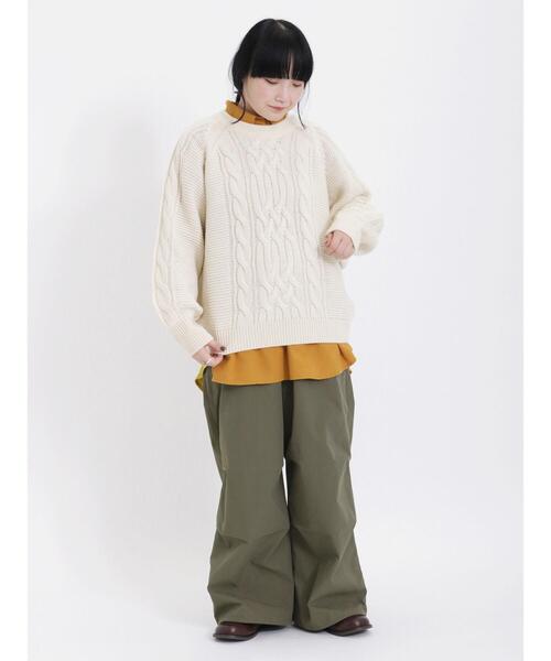 Samansa Mos2(サマンサ モスモス)の「パラシュートパンツ(その他パンツ・レディース・ベージュ/カーキ/ピンク・F)」の16枚目の写真