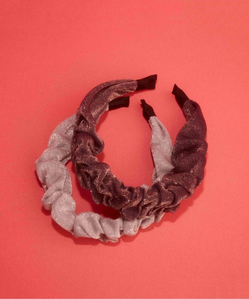 Casselini（キャセリーニ）の「Casselini(キャセリーニ)ラメカチューシャ（カチューシャ・レディース・パープル/シルバー・FREE）」の9枚目の写真