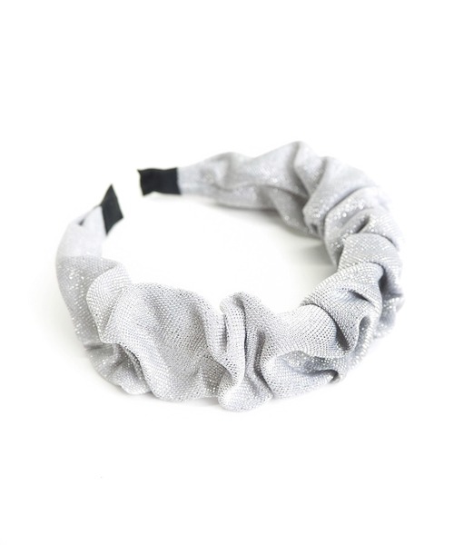 Casselini（キャセリーニ）の「Casselini(キャセリーニ)ラメカチューシャ（カチューシャ・レディース・パープル/シルバー・FREE）」の11枚目の写真