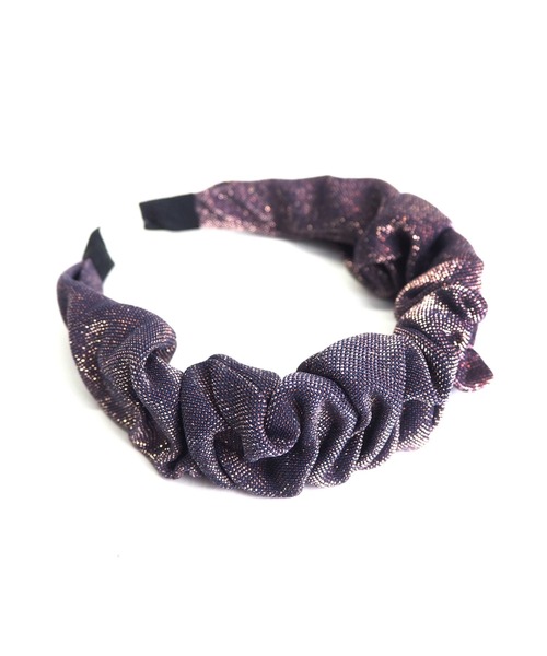 Casselini（キャセリーニ）の「Casselini(キャセリーニ)ラメカチューシャ（カチューシャ・レディース・パープル/シルバー・FREE）」の13枚目の写真