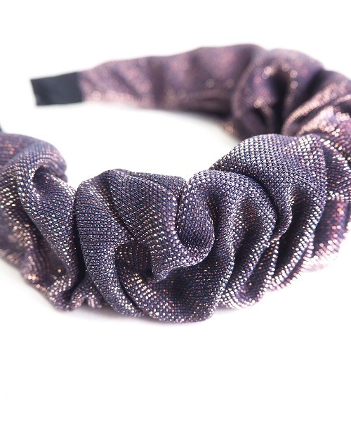 Casselini（キャセリーニ）の「Casselini(キャセリーニ)ラメカチューシャ（カチューシャ・レディース・パープル/シルバー・FREE）」の14枚目の写真
