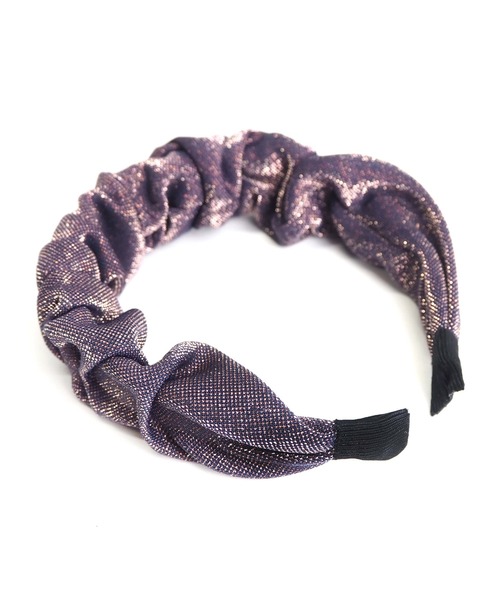 Casselini（キャセリーニ）の「Casselini(キャセリーニ)ラメカチューシャ（カチューシャ・レディース・パープル/シルバー・FREE）」の15枚目の写真